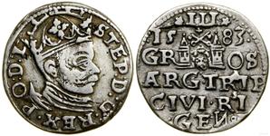 Polska Trojak 1583 "Ryga" na aukcji WCN - 27 marca 2025