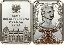 Polska 20 złotych 2020 "Złotówka gdańska Augusta III" na aukcji WCN - 3 kwietnia 2025