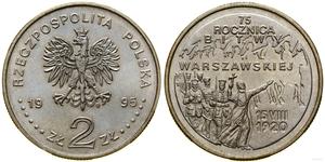 Poland 2 Zlote 1995 MW ET "75th Anniversary - Battle of Warsaw" at auction WCN - April 3, 2025