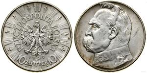 Polska 10 złotych 1939 "Józef Piłsudski" na aukcji WCN - April 17, 2025