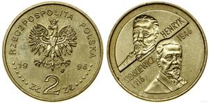 Poland 2 Zlote 1996 MW RK "Henryk Sienkiewicz" at auction WCN - April 17, 2025