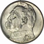 Polonia 10 eslotis 1936 "Józef Piłsudski" en subasta WDA - MiM - 14 de mayo de 2025