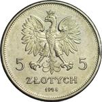 Poland 5 Zlotych 1928 "Nike" at auction WDA - MiM - May 14, 2025