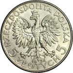 Polen 5 Zlotych 1934 "Polonia" auf der Auktion WDA - MiM - 14. Mai 2025