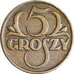 Polska 5 groszy 1935 WJ na aukcji WDA - MiM - 14 maja 2025