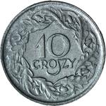 Polonia 10 groszy 1923 en subasta WDA - MiM - 14 de mayo de 2025