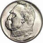 Polonia 10 eslotis 1936 "Józef Piłsudski" en subasta WDA - MiM - 21 de mayo de 2025