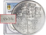 Poland 5 Zlotych 1930 WJ "Standards" at auction WDA - MiM - May 21, 2025