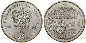 Poland 2 Zlote 1995 MW ET "75th Anniversary - Battle of Warsaw" at auction WCN - April 24, 2025