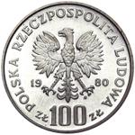 Польша 100 злотых 1980 MW "XXII летние Олимпийские Игры - Москва 1980" на аукционе Istra Numizmatika - 1 июня 2025