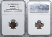 Polska 1 grosz 1925 WJ na aukcji WCN - 1 maja 2025