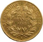 Francja 20 franków 1852 A na aukcji KM NUMIS - 11 czerwca 2025