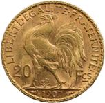 Francja 20 franków 1907 na aukcji KM NUMIS - 11 czerwca 2025