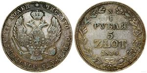 Polen 3/4 Rubel - 5 Zlotych 1836 MW auf der Auktion WCN - 29. Mai 2025