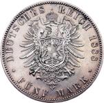 Deutschland 5 Mark 1888 A "Preussen" auf der Auktion Pesek Auctions - 9. Juni 2025