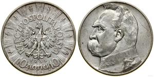 Poland 10 Zlotych 1935 "Jozef Pilsudski" at auction WCN - June 12, 2025