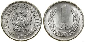Polska 1 złoty 1965 MW na aukcji WCN - 12 czerwca 2025