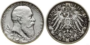 Deutschland 2 Mark 1902 "Baden" auf der Auktion WCN - 12. Juni 2025