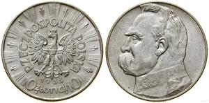 Poland 10 Zlotych 1935 "Jozef Pilsudski" at auction WCN - June 19, 2025