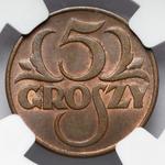 Polska 5 groszy 1935 WJ na aukcji Marciniak - 5 sierpnia 2025