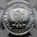 Polska 1 złoty 1980 MW na aukcji Marciniak - 5 sierpnia 2025