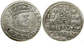 Polska Trojak 1586 (1566) "Ryga" na aukcji WCN - 26 czerwca 2025