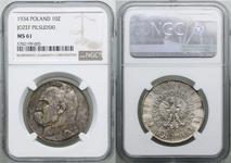 Polska 10 złotych 1934 "Józef Piłsudski" na aukcji WCN - 26 czerwca 2025