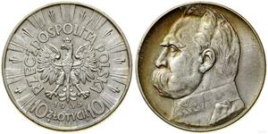 Poland 10 Zlotych 1935 "Jozef Pilsudski" at auction WCN - June 26, 2025