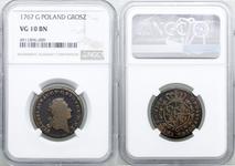 Polska Trojak 1767 G na aukcji WCN - 3 lipca 2025