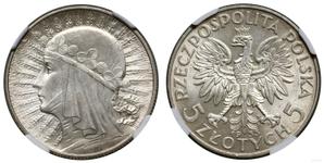 Polska 5 złotych 1933 "Polonia" na aukcji WCN - 3 lipca 2025