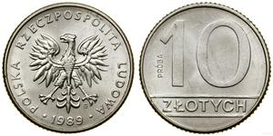 Polska 10 złotych 1989 MW (Próba) na aukcji WCN - 10 lipca 2025
