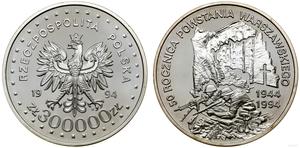 Polska 300000 złotych 1994 MW ET "60 rocznica Powstania Warszawskiego" na aukcji WCN - 10 lipca 2025