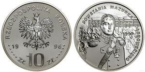 Polska 10 złotych 1996 MW "200-lecie powstania Mazurka Dąbrowskiego" na aukcji WCN - 10 lipca 2025