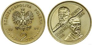 Poland 2 Zlote 1996 MW RK "Henryk Sienkiewicz" at auction WCN - July 10, 2025