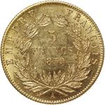 France 5 Francs 1859 A at auction Istra Numizmatika - September 14, 2025