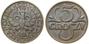 Polska 5 groszy 1931 WJ na aukcji WCN - 17 lipca 2025