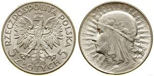Polska 5 złotych 1933 "Polonia" na aukcji WCN - 24 lipca 2025