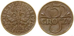Polska 5 groszy 1931 WJ na aukcji WCN - 24 lipca 2025