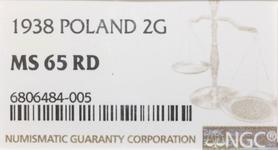 Polska 2 grosze 1938 WJ na aukcji WCN - 24 lipca 2025