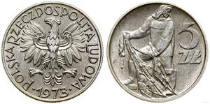 Polska 5 złotych 1973 MW WJ JG "Rybak" na aukcji WCN - 24 lipca 2025