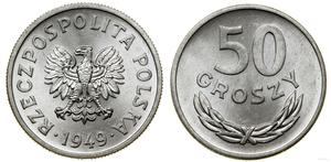 Польша 50 грошей 1949 на аукционе WCN - 24 июля 2025