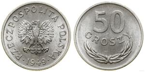Польша 50 грошей 1949 на аукционе WCN - 24 июля 2025