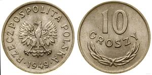 Польша 10 грошей 1949 на аукционе WCN - 24 июля 2025