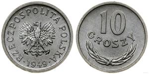 Polska 10 groszy 1949 na aukcji WCN - 24 lipca 2025