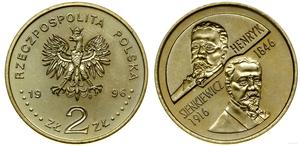 Poland 2 Zlote 1996 MW RK "Henryk Sienkiewicz" at auction WCN - July 24, 2025