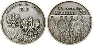 Polska 10 złotych 2000 MW ET "30 Rocznica Grudnia 70" na aukcji WCN - 24 lipca 2025
