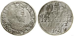 Polska Trojak 1592 IF "Mennica olkuska" na aukcji WCN - 7 sierpnia 2025
