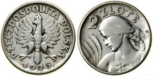 Poland 2 Zlote 1925 at auction WCN - August 7, 2025