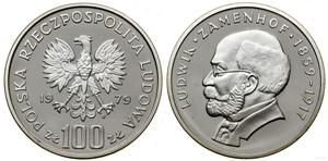 Polska 100 złotych 1979 MW "Ludwik Zamenhof" na aukcji WCN - 7 sierpnia 2025