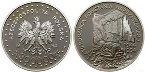 Polska 300000 złotych 1994 MW ET "60 rocznica Powstania Warszawskiego" na aukcji WCN - 7 sierpnia 2025